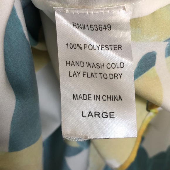 LAVI Adjustable Strap Tank - Yellow and Green - Picture 9 of 9